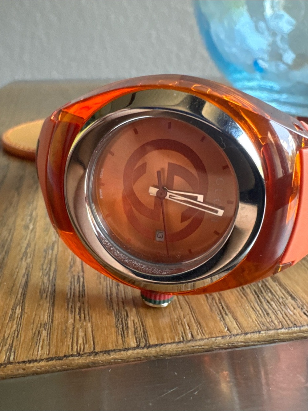 Gucci orange watch brand new never worn